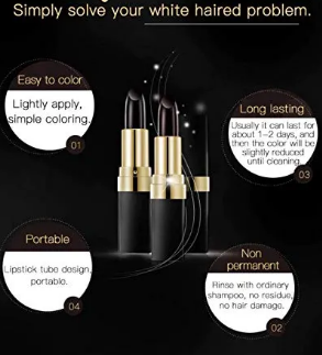 Instant Black Colour Hair Dye